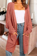 Mixiedress Open Front Batwing Sleeves Pocketed Baggy Sweater Cardigan