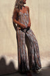 Mixiedress Tie Dye Cami Top and Bell Bottoms Pants Set