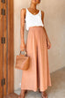 Mixiedress Elastic Waist Wide Leg Palazzo Pants