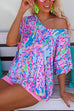 Mixiedress V Neck Short Sleeve Printed Comfy T-shirt