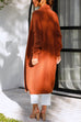 Mixiedress Open Front Drop Shoulder Pocketed Long Sweater Cardigan