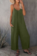 Mixiedress Scoop Neck Pockets Wide Leg Baggy Cami Jumpsuit