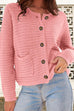 Mixiedress Button Up Chunky Knit Pretty Short Cardigan