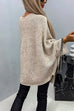 Batwing Sleeves Cozy Overisized Pullover Sweater
