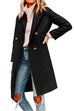 Mixiedress Classic Lapel Double Breasted Winter Overcoat