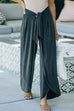 Mixiedress Tie Knot Waist Wide Leg Pants