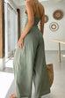 Mixiedress One Shoulder Wide Leg Cami Jumpsuit