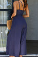 Mixiedress One Shoulder Wide Leg Cami Jumpsuit